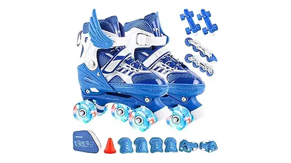 5 Melhores Patins Infantis Ajustáveis com LED e Proteção