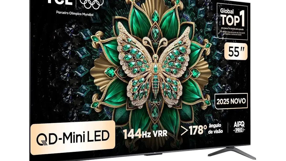 Melhores TVs 55 Polegadas 120Hz para Jogos e Filmes