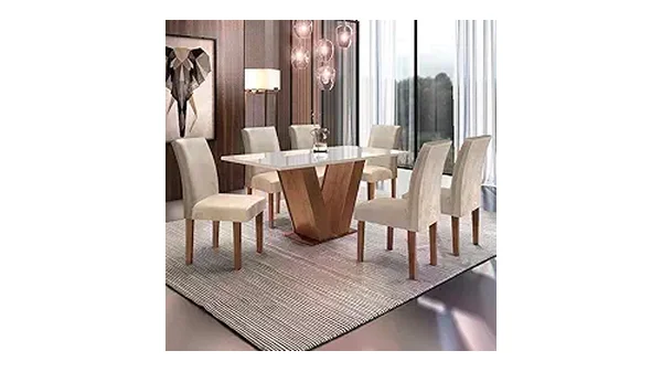 Melhores Mesas de Jantar de Vidro com 6 Cadeiras para Sua Casa