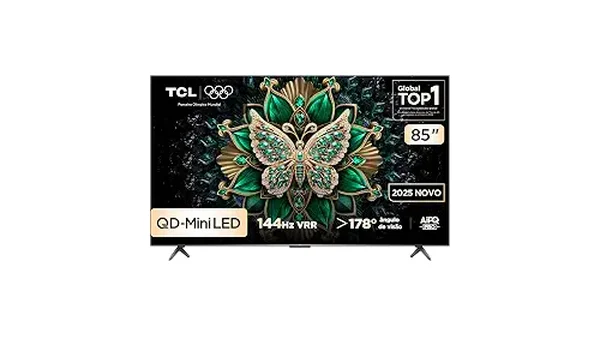 Melhores TVs de 85 Polegadas: Samsung e TCL em Comparação