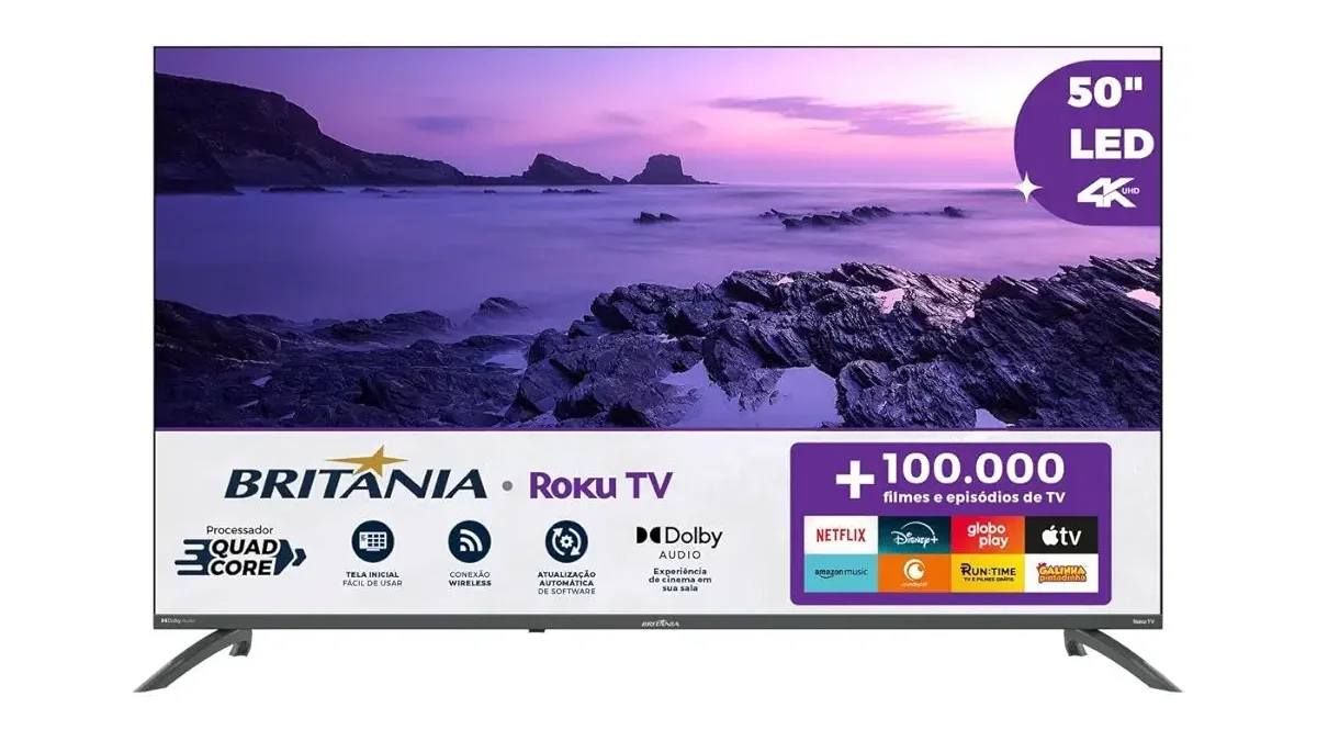 Melhores TVs 50 Polegadas 4K com Preços Imperdíveis